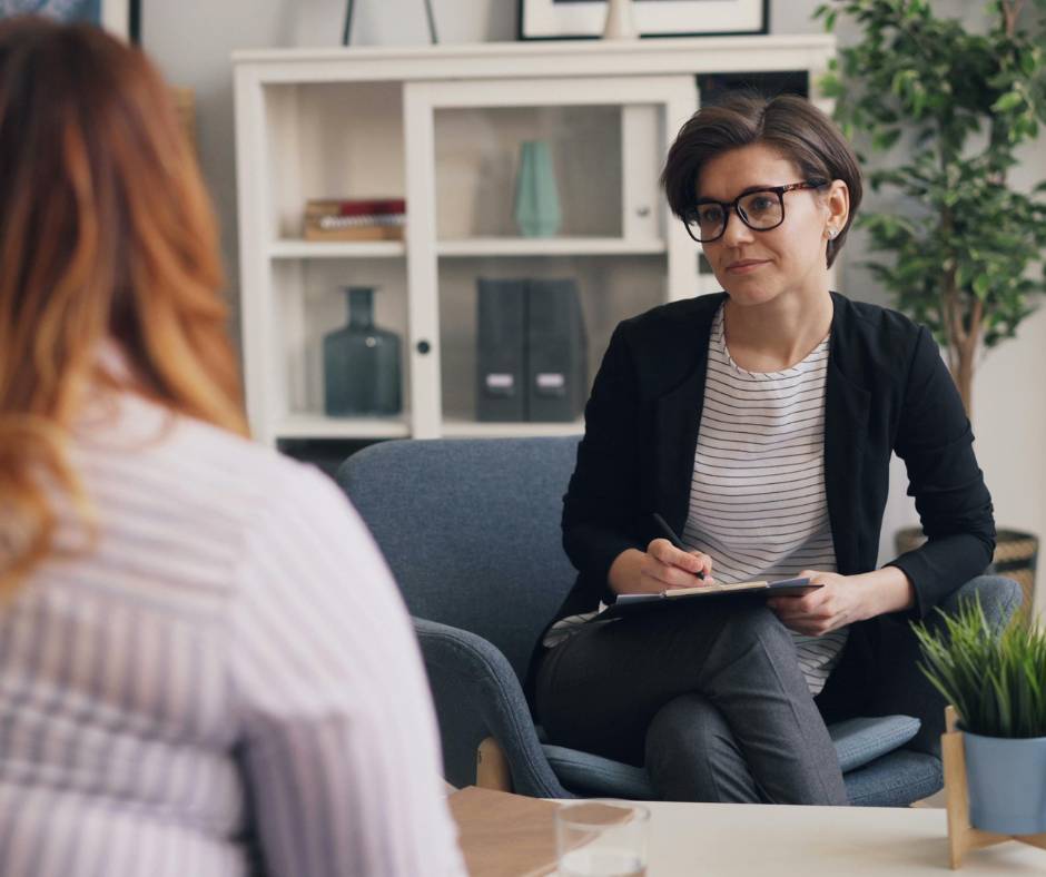 consulta psicológica com uma psicóloga