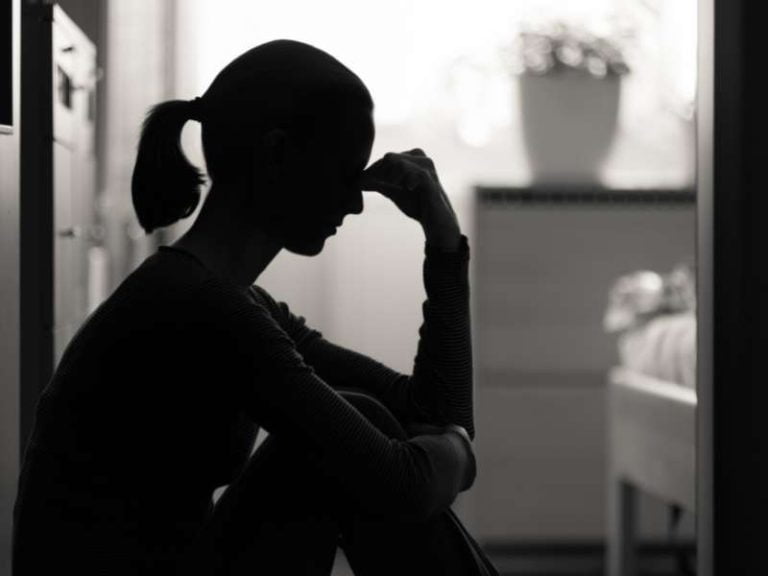 Mulher com depressão