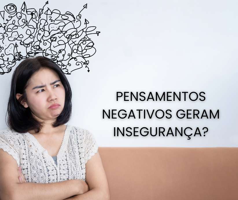 pessoa com ruminação de pensamentos negativos e insegurança