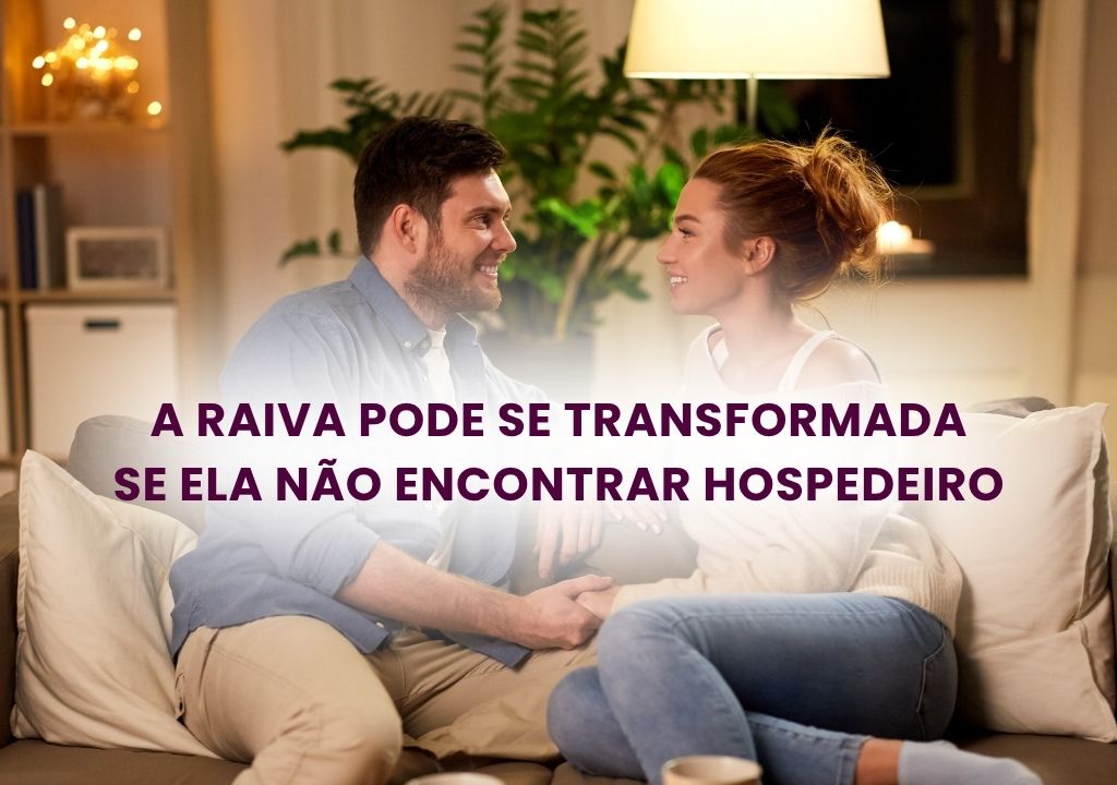 Casal conversando em sessão online com terapeuta, discutindo emoções e aprendendo a lidar com a raiva