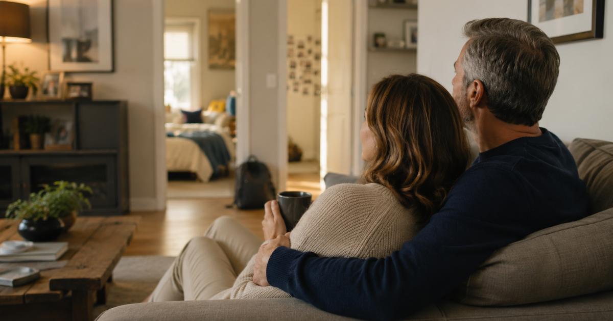 Síndrome do ninho vazio: o reencontro do casal quando os filhos saem de casa.
